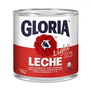 GLORIA LECHE LIGHT 170GR CAJA X48 UNIDADES