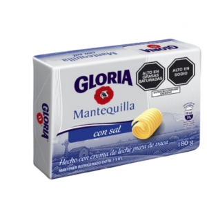 MANTEQUILLA BARRA 180G X24 UNIDADES