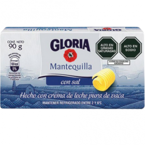 MANTEQUILLA BARRA 90G X48 UNIDADES