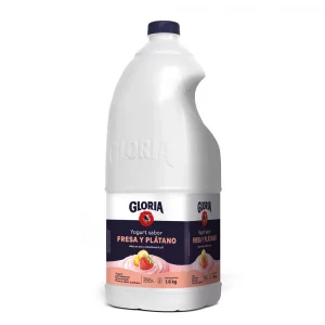 YOGURT FRESA Y PLATANO GALONERA 1.6Kg X4 UNIDADES
