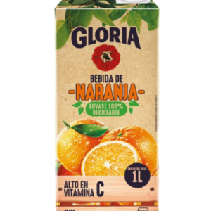 GLORIA JUGO DE NARANJA 1L CAJA X12 UNIDADES
