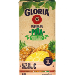 GLORIA JUGO DE PIÑA 1L CAJA X12 UNIDADES