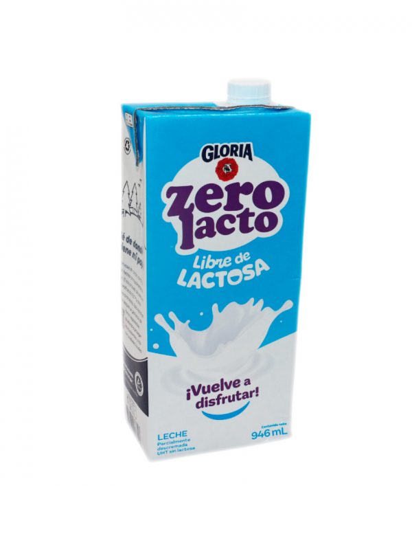 GLORIA UHT S/LACTOSA - 946mL TTP H23 CAJA X12 UNIDADES
