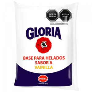 GORIA BASE DE HELADO VAIN.X946ML  CAJA X10 BOLSAS