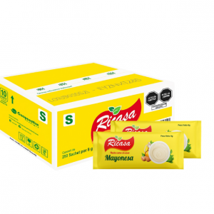 MAYONESA DE 8G -CAJA X250 UNIDADES