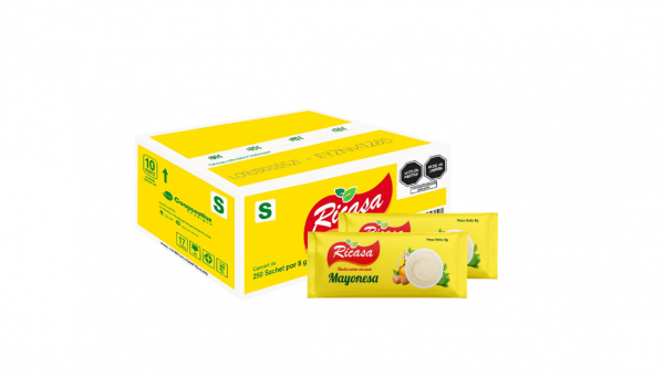 MAYONESA DE 8G -CAJA X250 UNIDADES