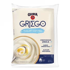 GRIEGO NATURAL CON MIEL BOLSA DE 800GR- CAJA X12 UNIDADES