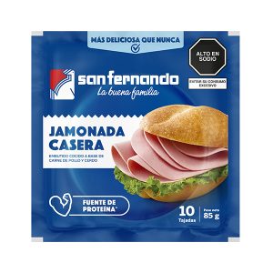 JAMONADA CASERA "SAN FERNANDO" 85 Gr X10 TAJADAS