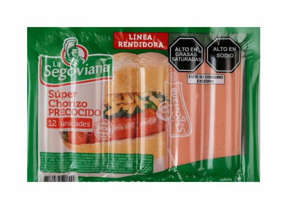 SUPER CHORIZO PRECOCIDO "LA SEGOVIANA" X12 UNIDADES