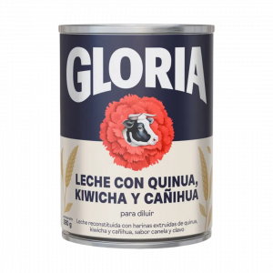 Leche con Quinua, Kiwicha, Cañihua Gloria Lata 390g X24 UNIDADES