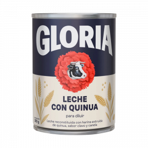 Leche Reconstituida GLORIA con Quinua Lata 390g  X24 UNIDADES
