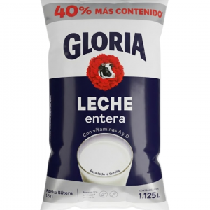 GLORIA ENTERA BOLSA DE 1.125L POR 10 UND