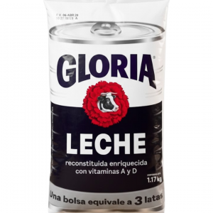 GLORIA LECHE EVAPORADA BOLSA 1.17KG DE 10 UND