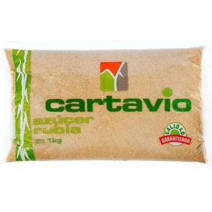 CARTAVIO AZÚCAR RUBIA DE 1 KG - 25 UNIDADES